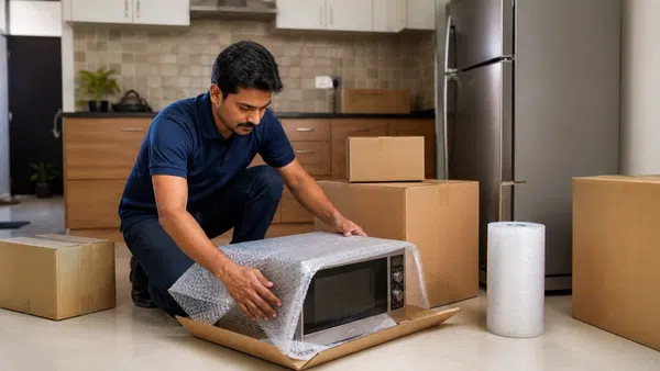 Kitchen item packing support